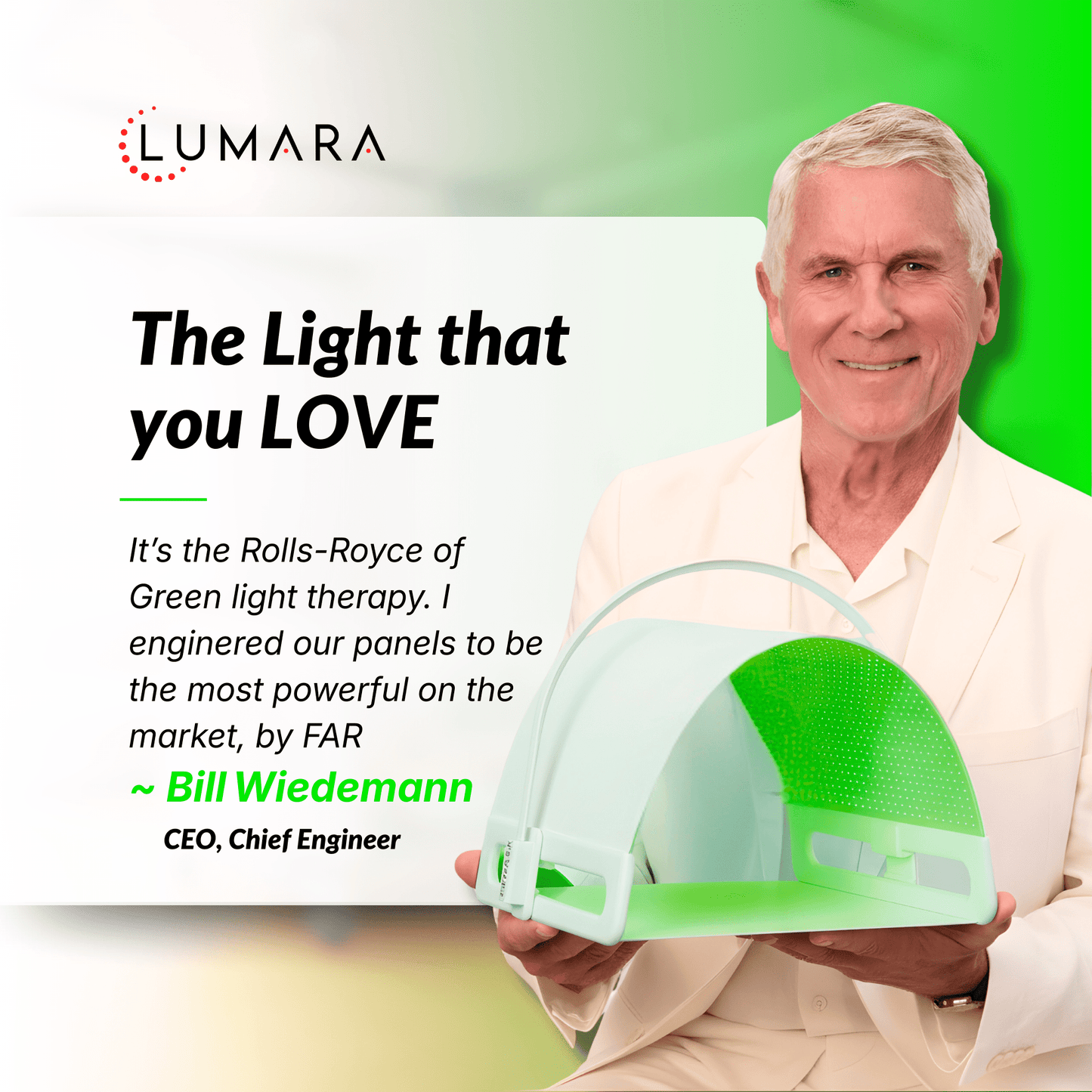 Illuminate Green V1 – Green Light Therapy Panel