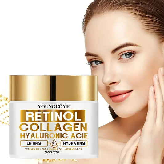 Retinol Face Cream Moisturizing Wrinkle Remover Collagen Hyaluronic Acid Creams Skin Care Cosmetic for Women&Men