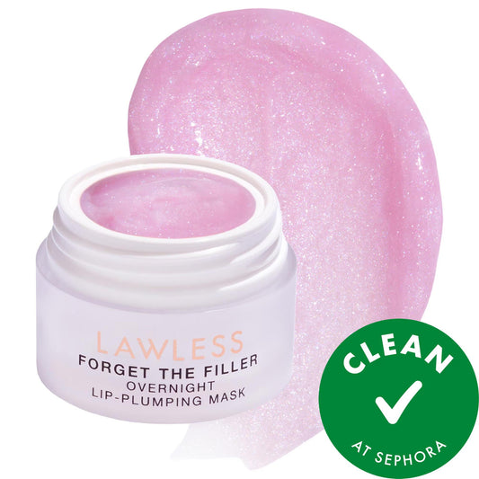 Forget The Filler Overnight Lip Plumping Mask - Vegan, Gluten-Free, Cruelty-Free Lip Care