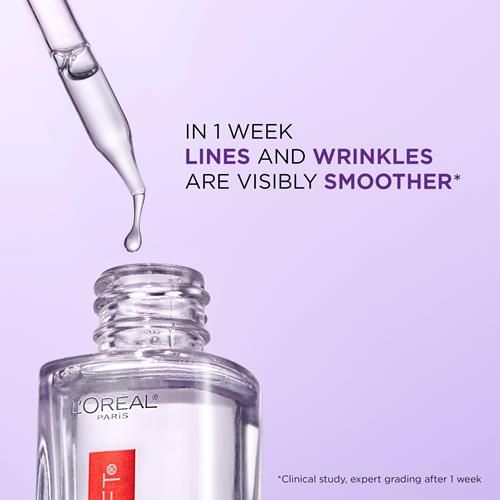 Loreal Paris Revitalift 1.5% Pure Hyaluronic Acid Face Serum, Hydrate & Reduce Wrinkles, Fragrance Free 1 Oz